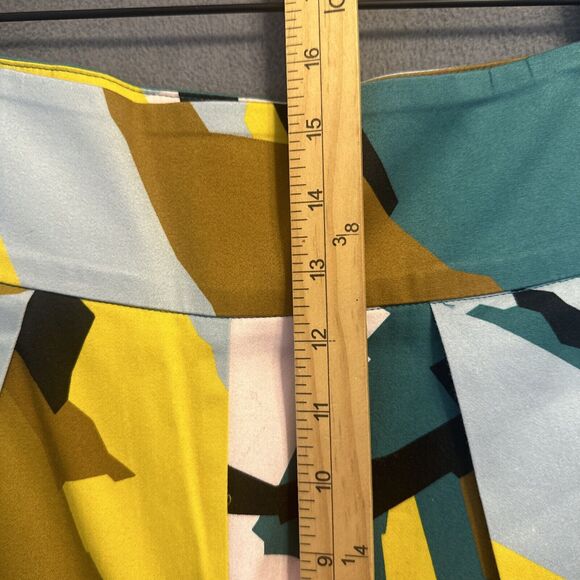 Milly Wide Leg Trousers Palazzo Pants Abstract Print Womens Size 8 Colorful - Picture 5 of 10